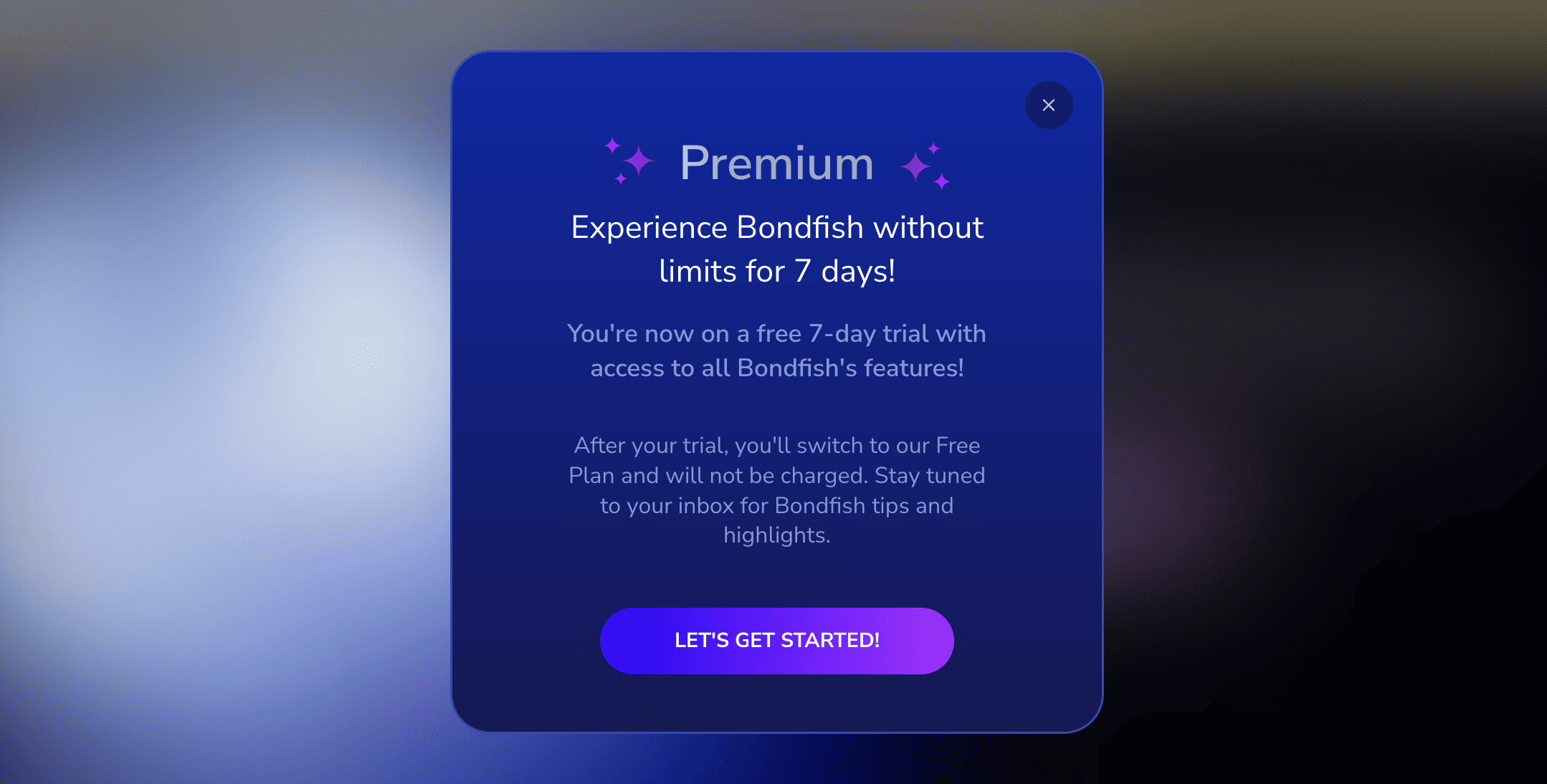 Automatic 7-day Premium trial for all new users