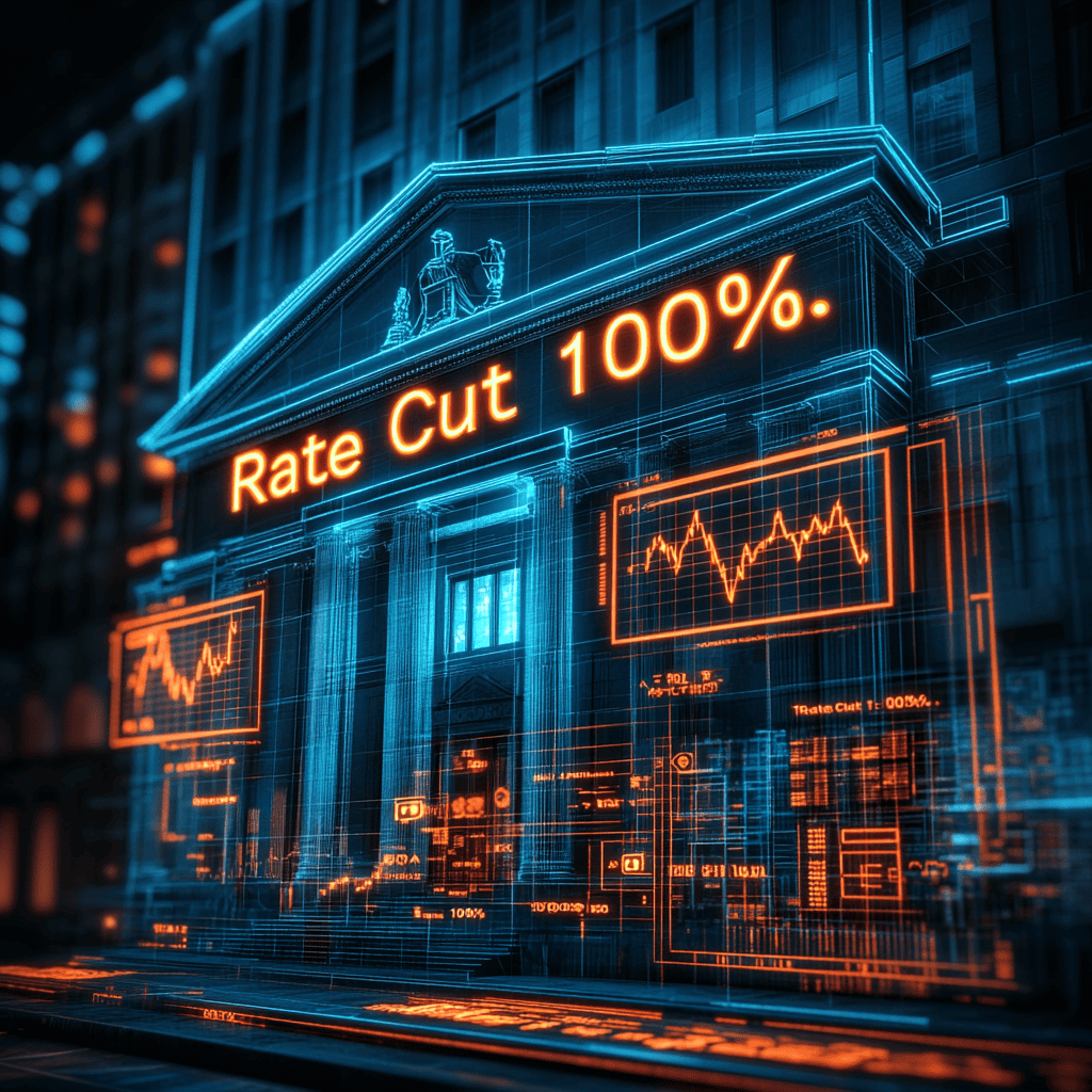 Bond Investors Eye Gains as Fed Rate-Cut Probabilities Near 100%
