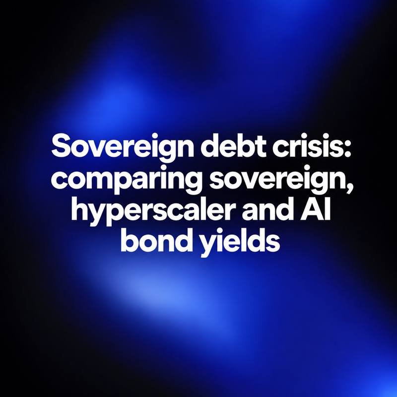 Sovereign Debt Crisis: Comparing Sovereign, Hyperscaler and AI Bond Yields
