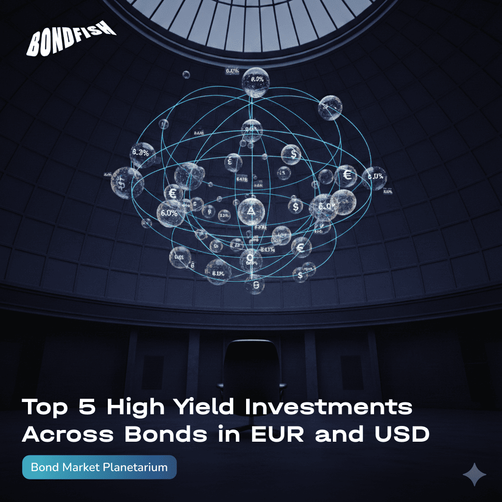 Top 5 High Yield Investments Across Bonds in EUR and USD
