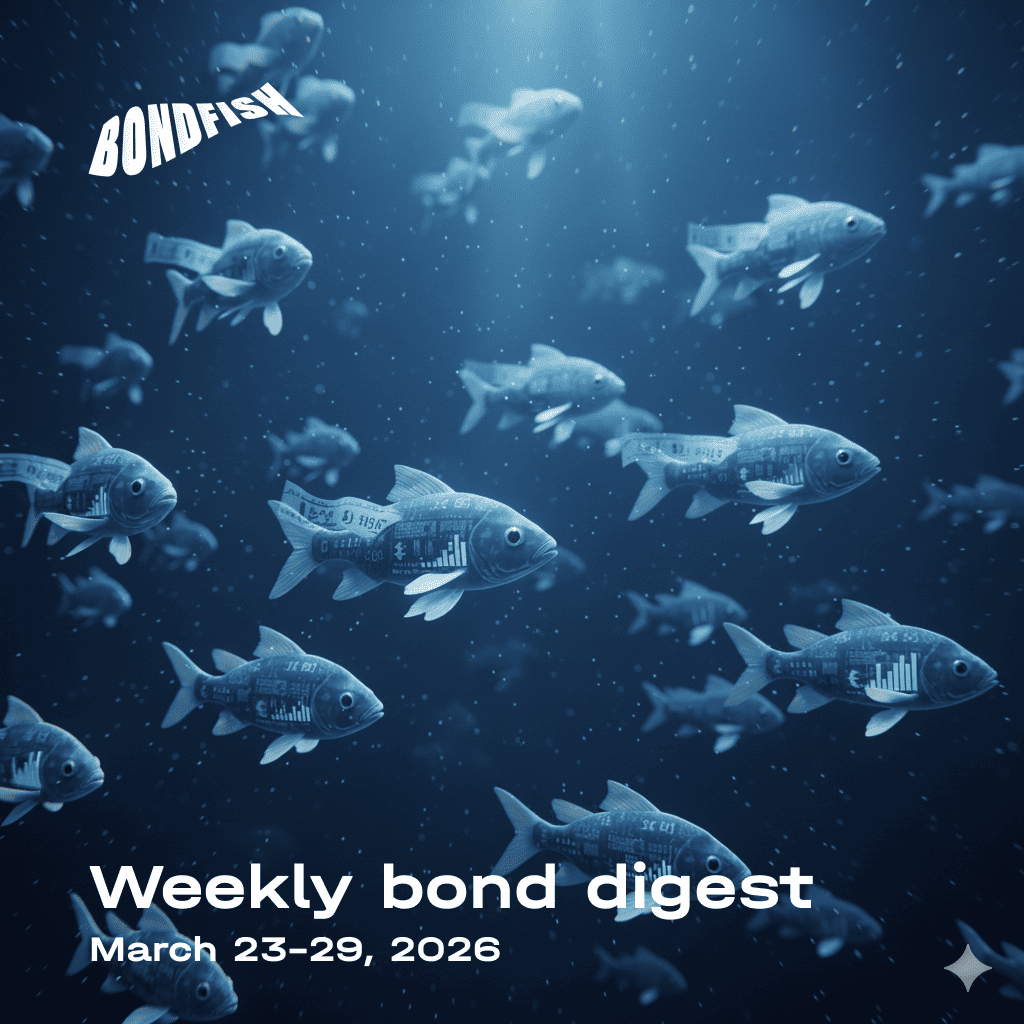 Weekly bond digest: March 23–29, 2026
